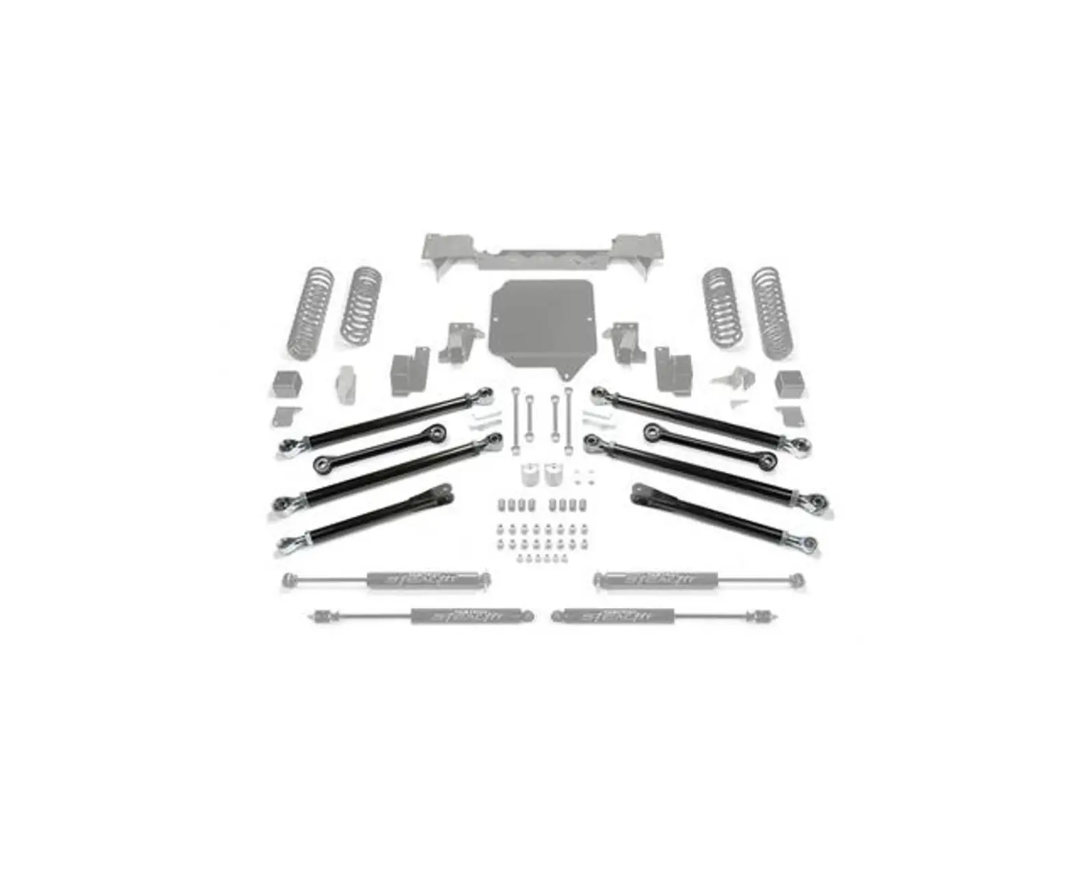 Fabtech Fts24132 Long Arm Kit For Jeep Wrangler Instruction Manual