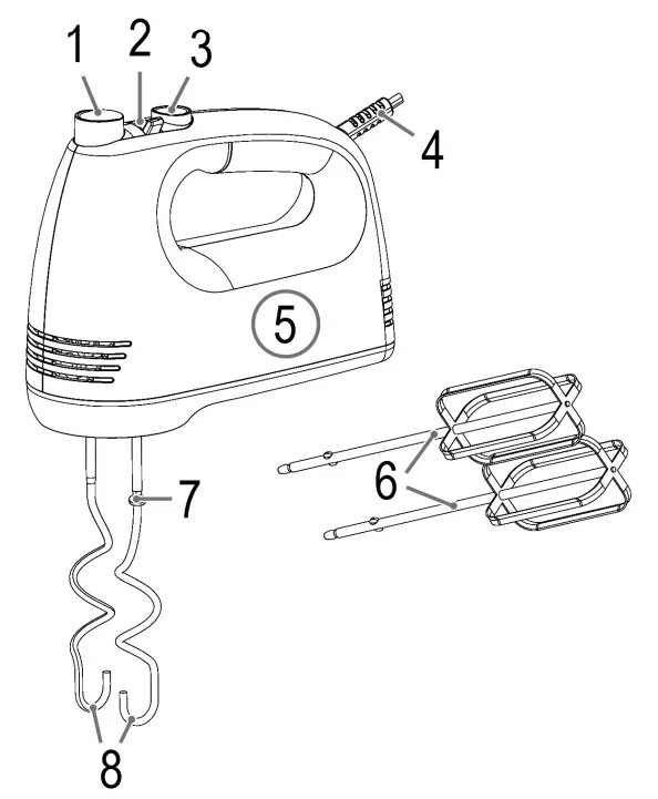 BOMANN-HM-6054-CB-400-Watts-Hand-Mixers-FIG-1