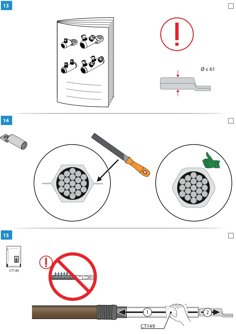 ENSTO COT1.2405 Cold Shrink Outdoor Term-fig5