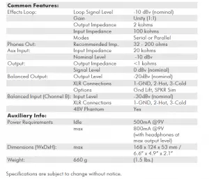 EBS Stanley Clarke Signature Acoustic PREAMP User Manual