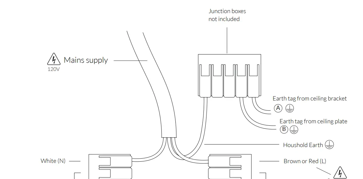 tala Brass Triple Pendant with Sphere IV-FIG1