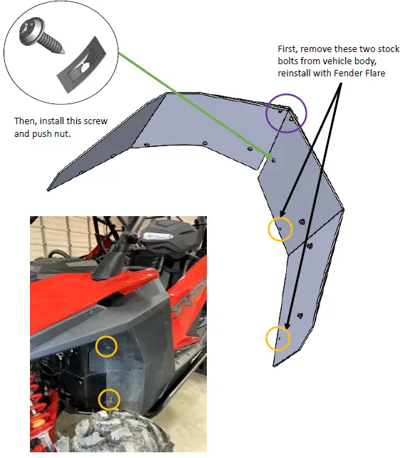 SEIZMIK 67-10009 Fender Flare-11