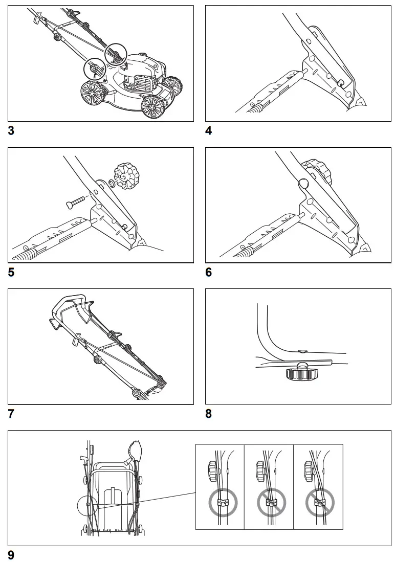 makita PLM4621N2 Petrol Lawn Mower - Figure 2
