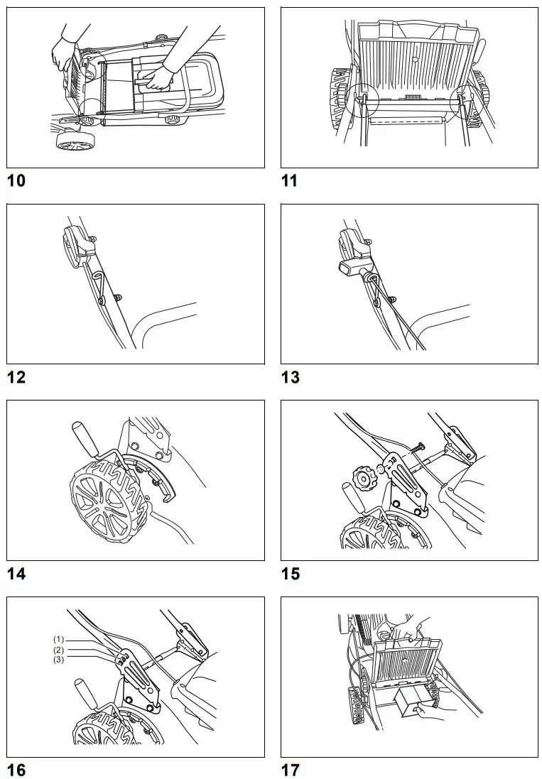 makita PLM4621N2 Petrol Lawn Mower - Figure 3