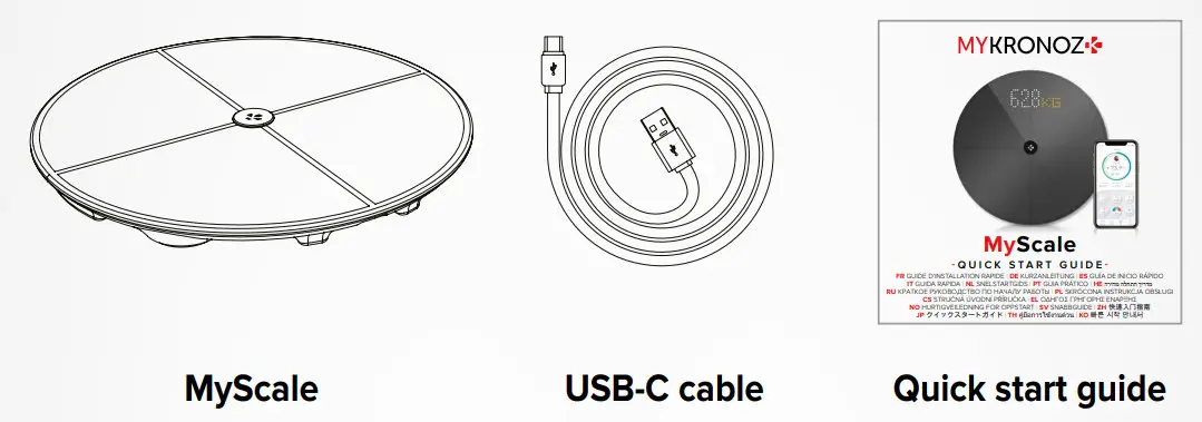 MYKRONOZ MyScale Body Composition Wi-Fi Scale - Figure 1
