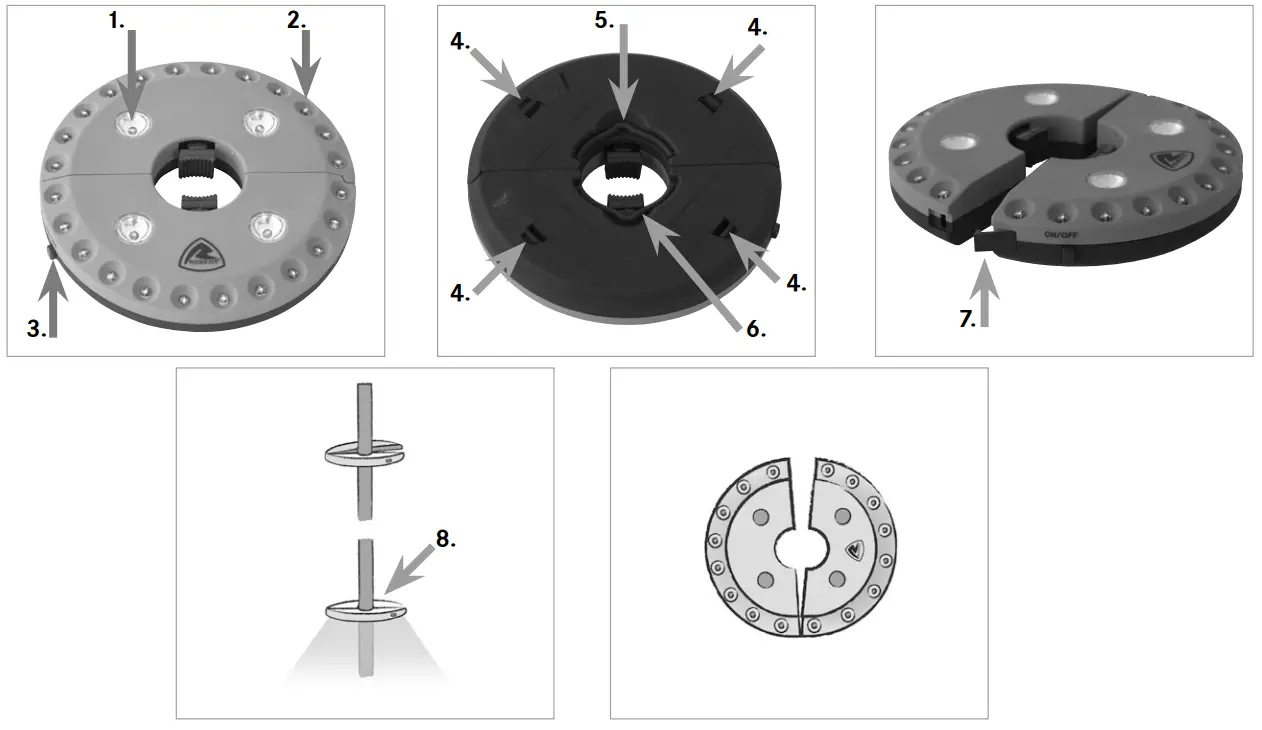 ROBENS 690291 Thacla Tipi Lamp