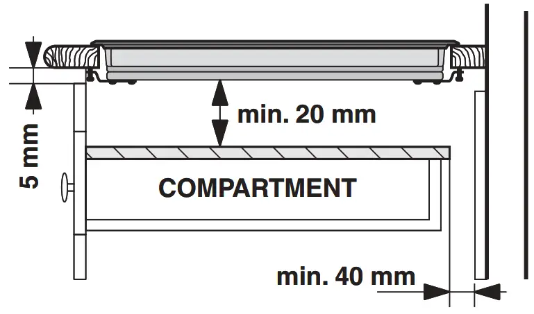 CIC 642 C Black Built-in Zone Induction Hob Installation