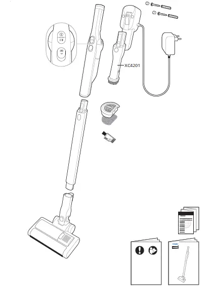 PHILIPS-XC4201-01-4000-Series-Cordless-Stick-Vacuum-Cleaner-Silver-02