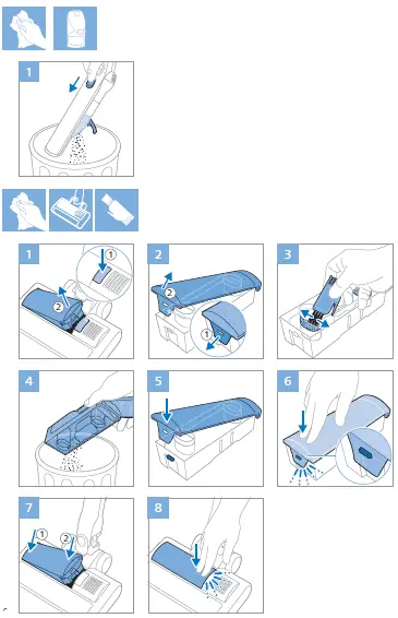 PHILIPS-XC4201-01-4000-Series-Cordless-Stick-Vacuum-Cleaner-Silver-11