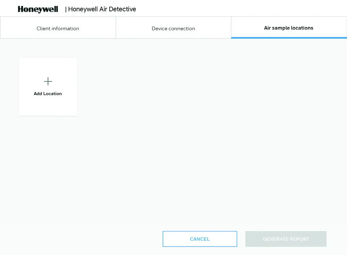 Honeywell 32352460 Air Detective - ACCOUNT ACTIVATED SCREEN 1