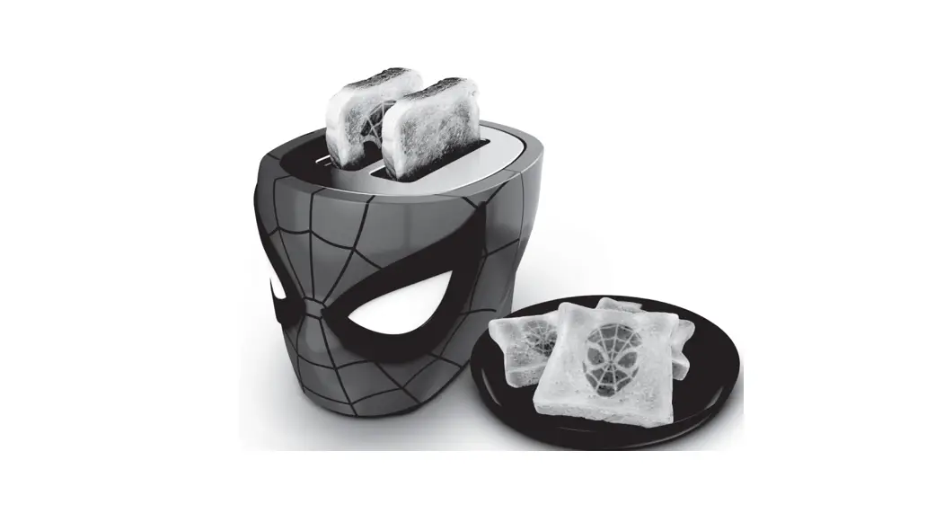 Tste-mvc-smc 900-watt Marvels Spider Man Red 2-slice Toaster User Manual