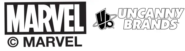 TSTE-MVC-SMC 900-Watt Marvels Spider Man Red 2-Slice Toaster logo 1