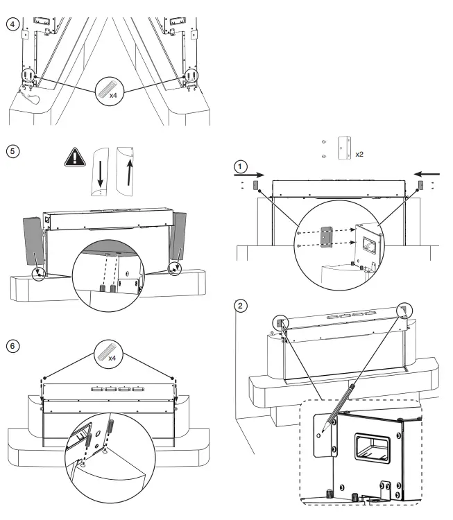 GAZCO Arosa amp Cerreto 140 LED Electric Stove-REMOTE CONTROL