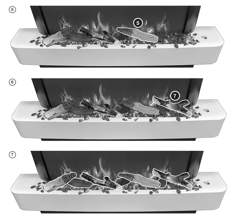 GAZCO Arosa amp Cerreto 140 LED Electric Stove-REMOTE CONTROL8