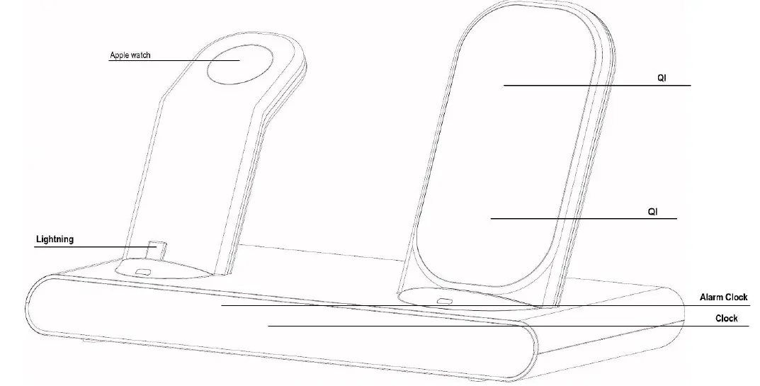 INTECO SN022097 3 In 1 Wireless Charger 1