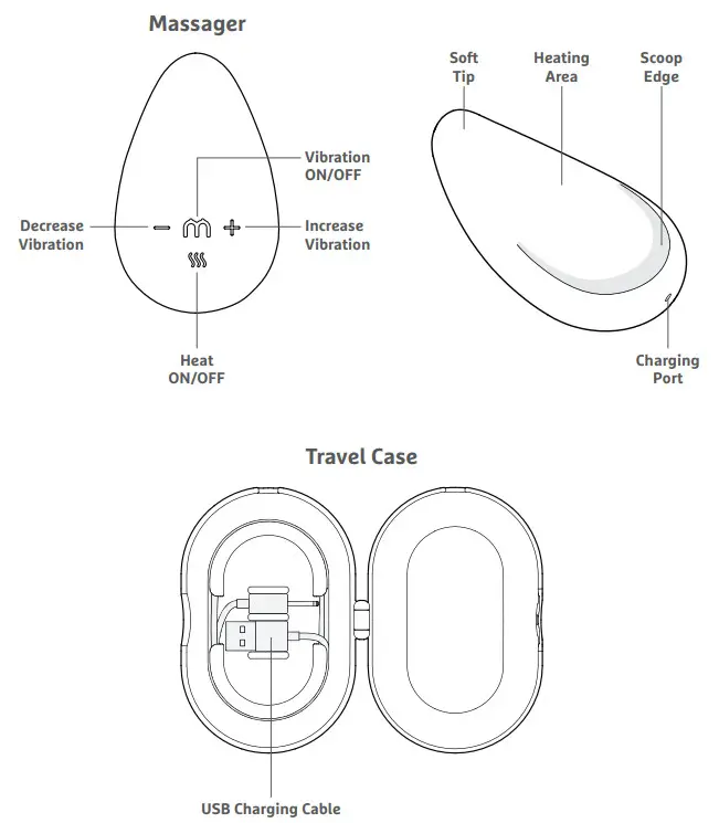 munchkin CCD-0322-000 Warm Touch Lactation Massager - Figure 1
