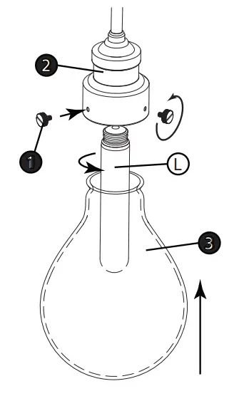HINKLEY 3266 LED Linear Chandelier Instruction - Glass