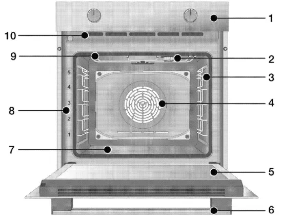 beko BBIM12300X Electric Oven - Product introduction 1