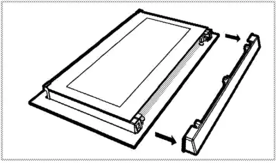beko BBIM12300X Electric Oven - Removing the inner glass of the oven door 2