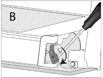 beko BBIM12300X Electric Oven - Cleaning the oven door 4