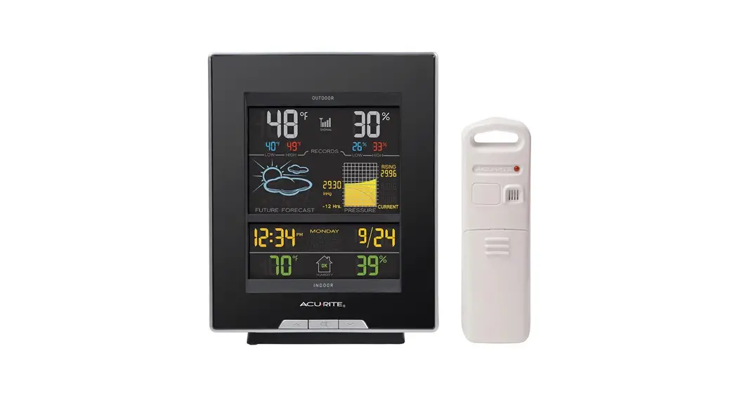 Acurite 01097 Deluxe Wireless Weather Center Instruction Manual