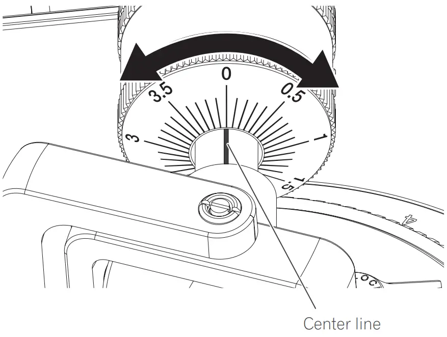 Adjusting the stylus pressure