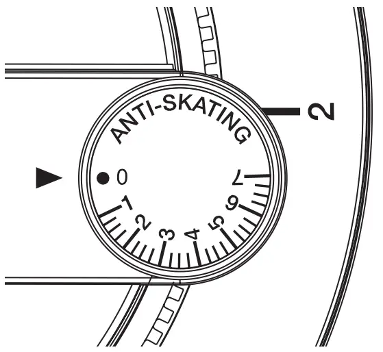 Adjusting anti-skating