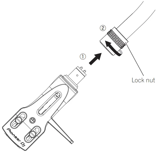 Attach the headshell