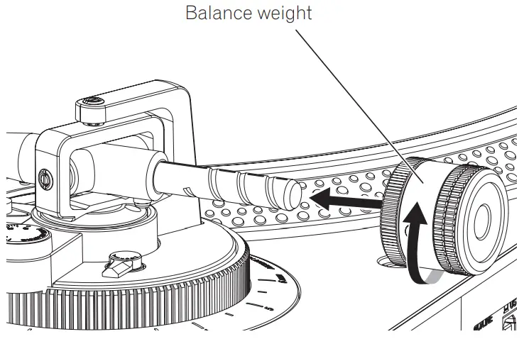 Attach the headshell