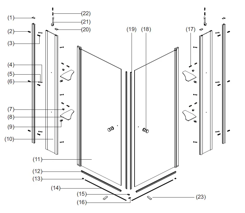 AQUABATOS-FSP204-Corner-Shower-with-Swing-Doors-FIG- (12)