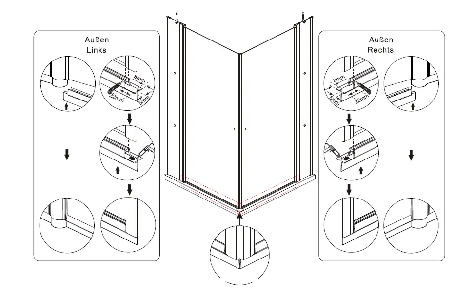 AQUABATOS-FSP204-Corner-Shower-with-Swing-Doors-FIG- (23)