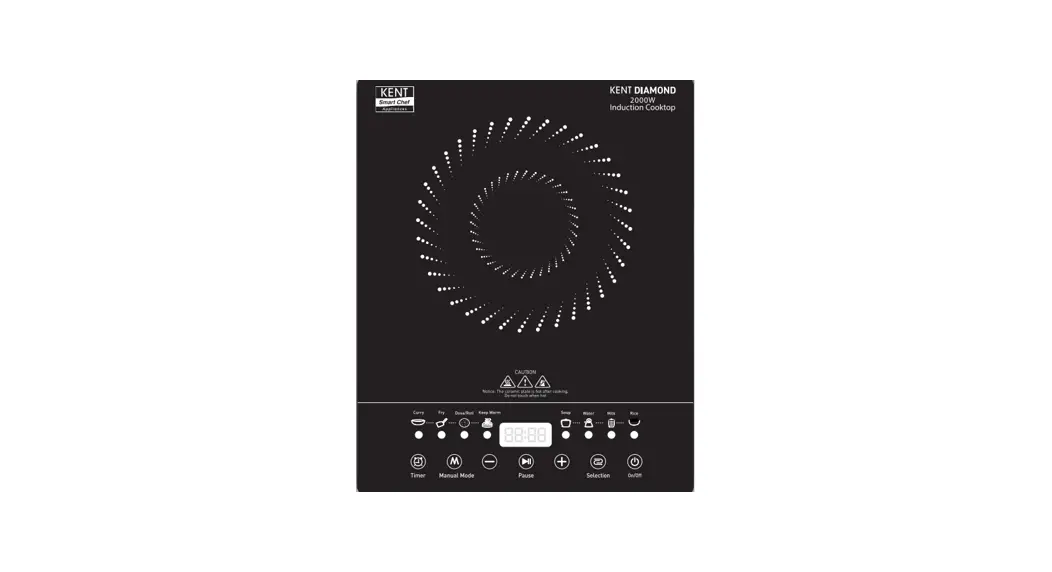 Kent 16130 Diamond Induction Cooktop User Manual