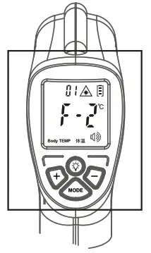 Flus DT-8806C SF-8806C Non Contact IR Thermometer - 10