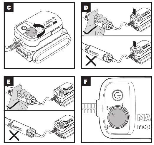 WORX WX739 20V Cordless Rotary Tool - FIG3