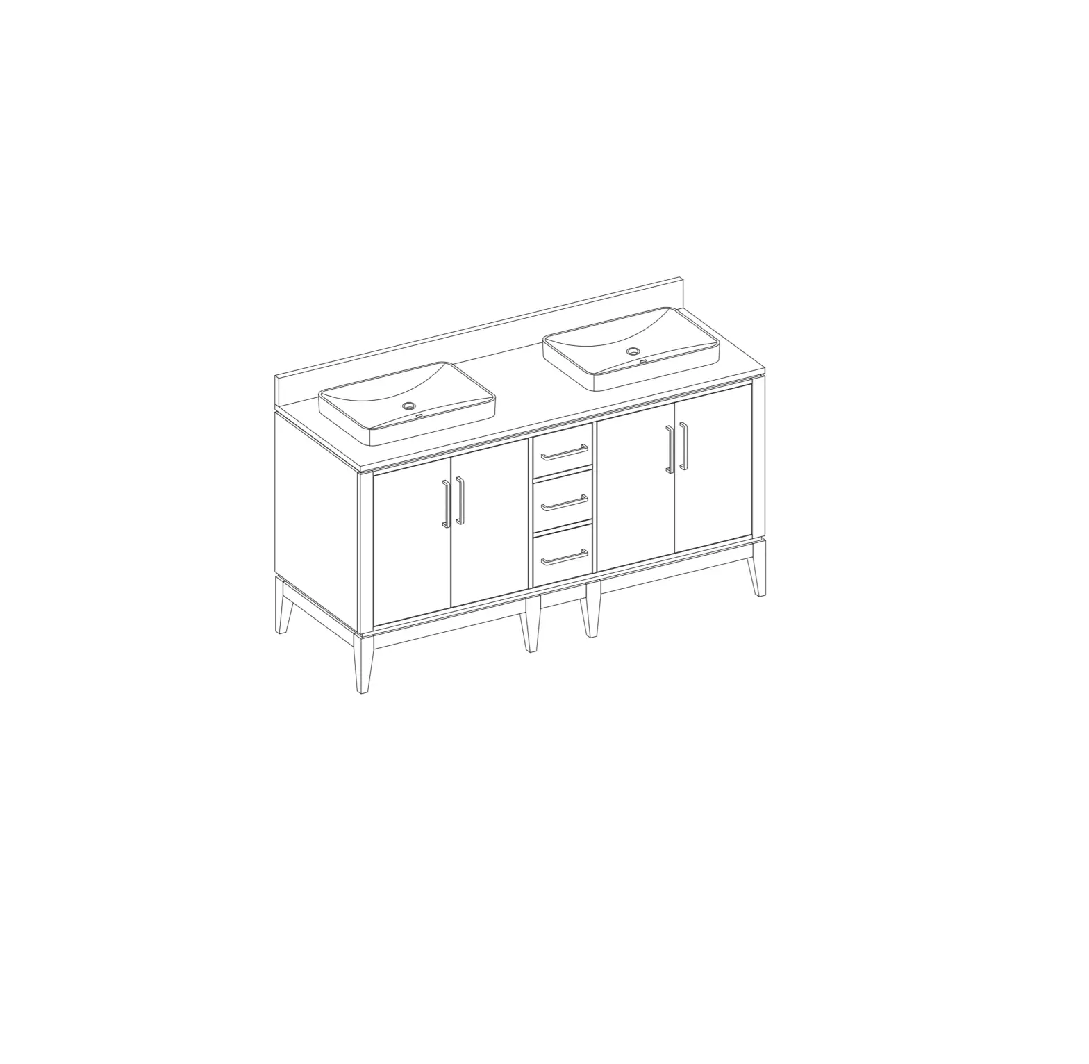 Allen Roth 1483va-60-201 60-in Vanity With Top Instruction Manual