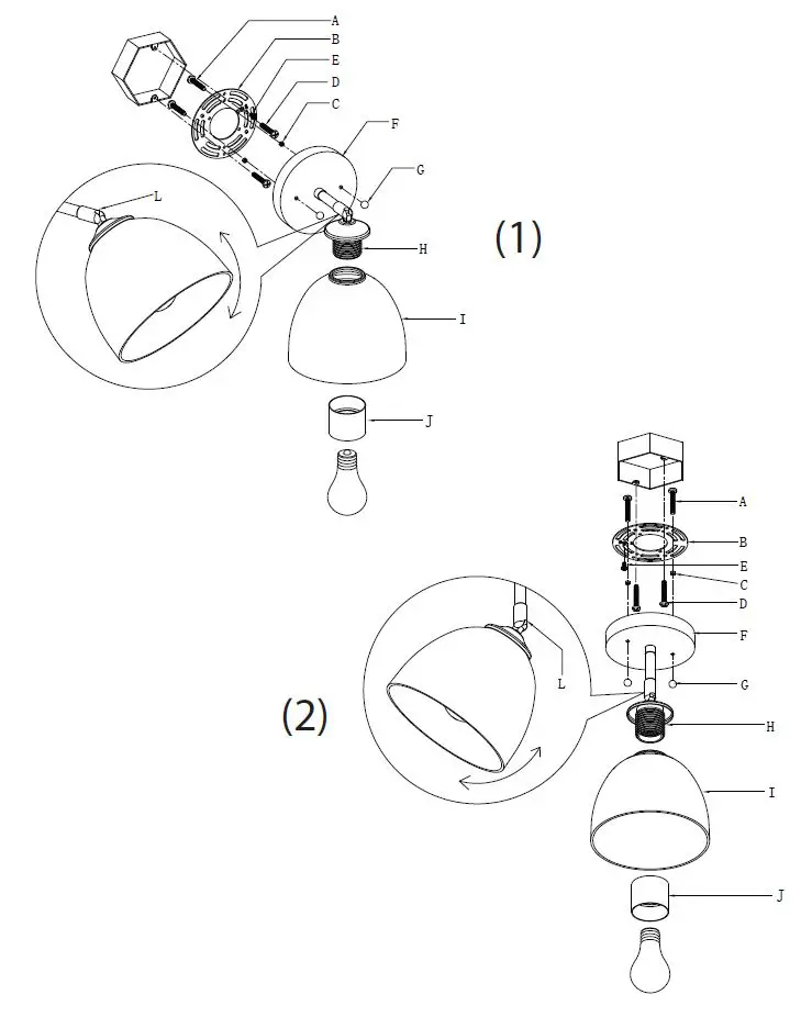 GOLDEN-LIGHTING-6958-1W-6958-SF-Roxie-6-Inch-Wide-Semi-Flush-Ceiling-Fixture-fig-4
