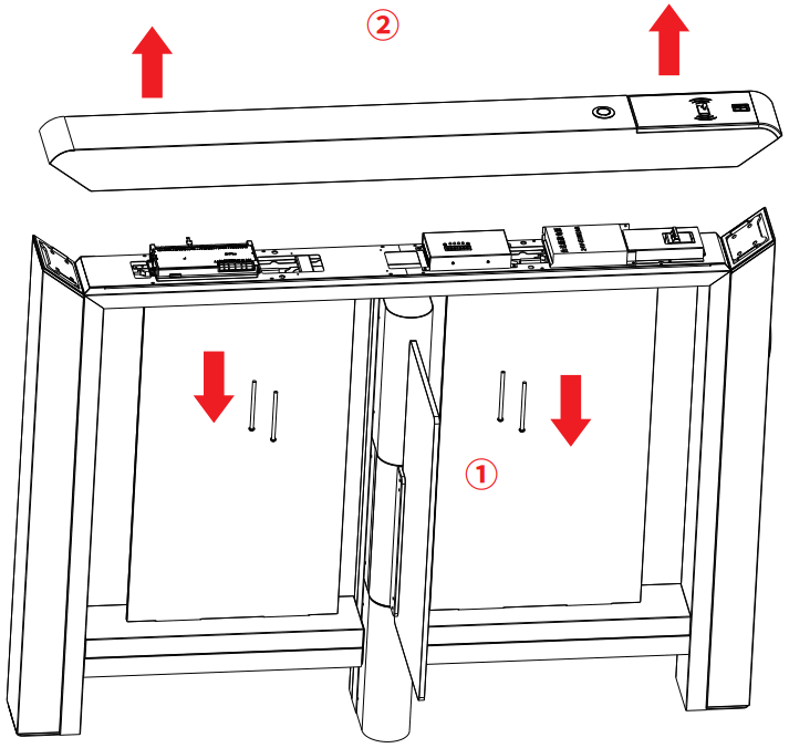 ZKTeco Mars S1000 Series Mars Pro S1000 Series Security Gate - FIGURE 4