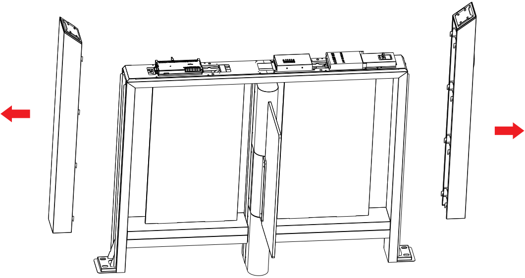 ZKTeco Mars S1000 Series Mars Pro S1000 Series Security Gate - FIGURE 5