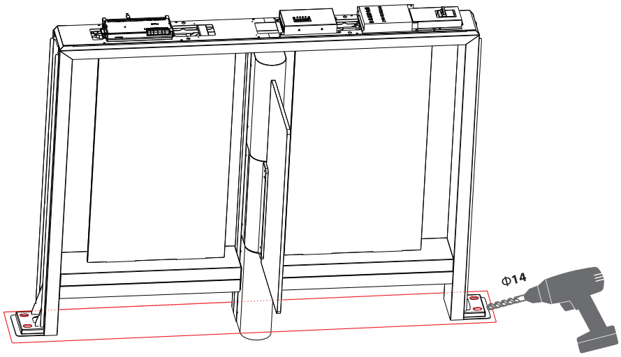 ZKTeco Mars S1000 Series Mars Pro S1000 Series Security Gate - FIGURE 7