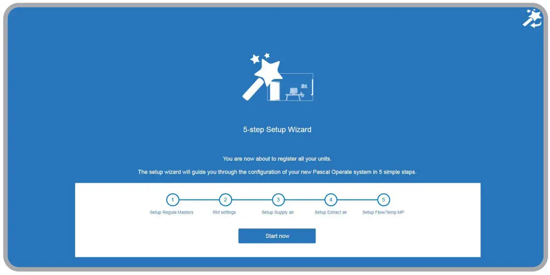 Lindab Pascal Operate - setup guide