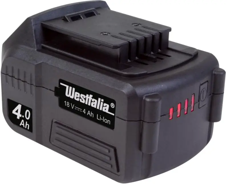 Westfalia 878475 18V Li Ion Battery Pack