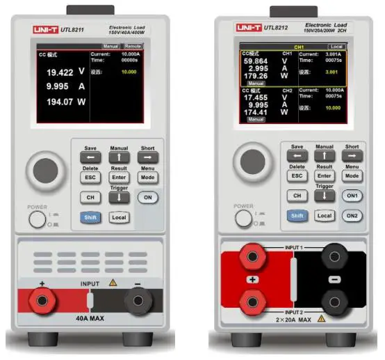 Uni-t Utl8200 Series Electronic Load User Manual