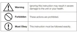 FIG 10 SAFETY WARNINGS