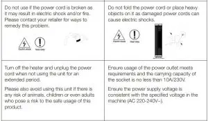 FIG 13 SAFETY WARNINGS