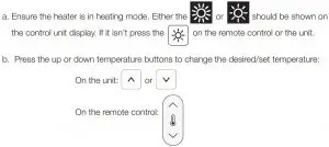 FIG 6 Setting the desired temperature