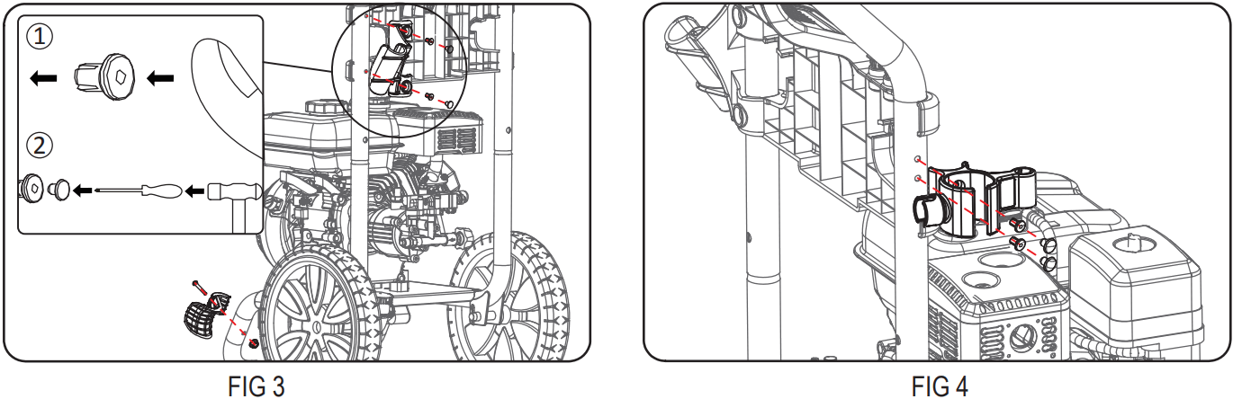 DuroMax XP2700PWS Gasoline Pressure Washer - Attaching Accessory