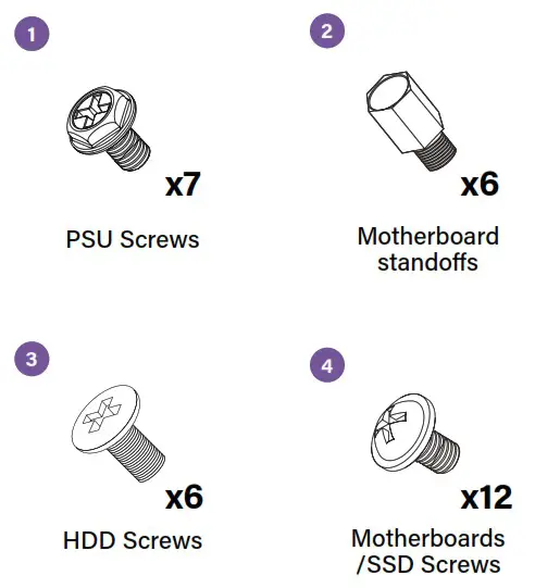 OVERSTEEL AERIS Gaming PC Case - ACCESORY BAG