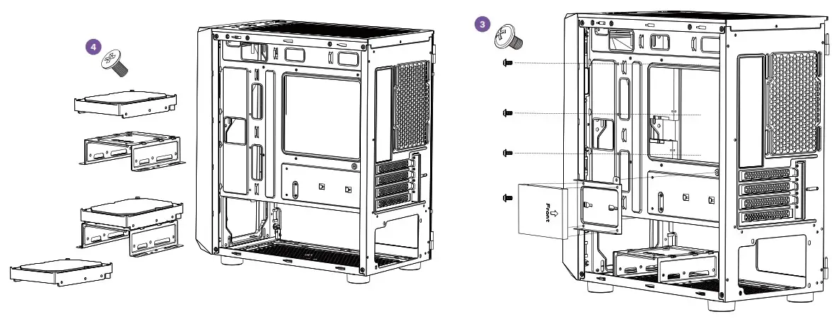 OVERSTEEL AERIS Gaming PC Case - BASIC INSTALLATION 5