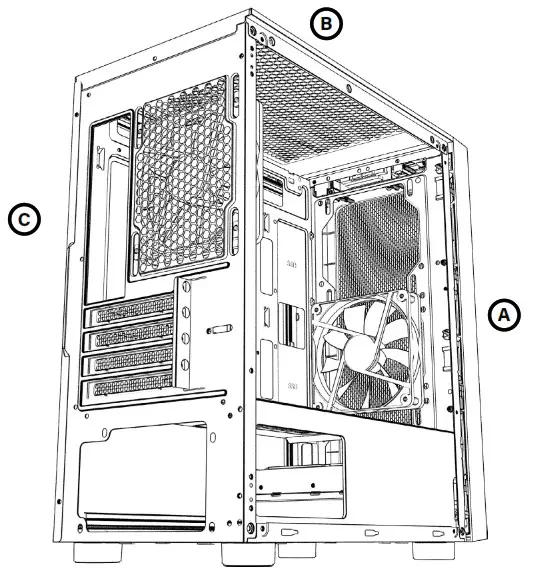 OVERSTEEL AERIS Gaming PC Case - BASIC INSTALLATION 7