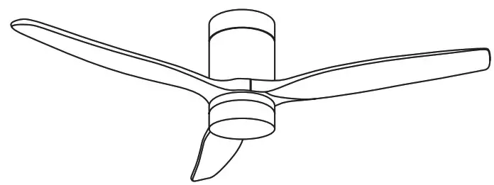 CREATE WINDCALM PATIO DC Outdoor Ceiling Fan DC Motor